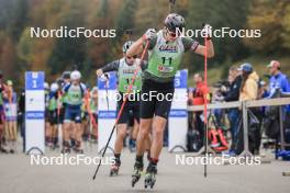 20.10.2024, Arcon, France (FRA): Clovis Henocq (FRA) - Biathlon Samse Summer Tour, pursuit, Arcon (FRA). www.nordicfocus.com. © Manzoni/NordicFocus. Every downloaded picture is fee-liable.