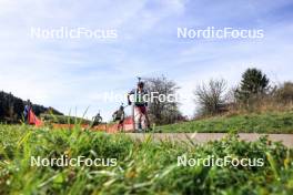 20.10.2024, Arcon, France (FRA): Corentin Jorda (FRA) - Biathlon Samse Summer Tour, pursuit, Arcon (FRA). www.nordicfocus.com. © Manzoni/NordicFocus. Every downloaded picture is fee-liable.