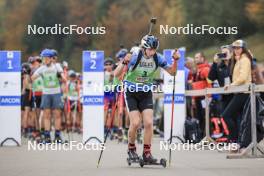 20.10.2024, Arcon, France (FRA): Tobit Keller (SUI) - Biathlon Samse Summer Tour, pursuit, Arcon (FRA). www.nordicfocus.com. © Manzoni/NordicFocus. Every downloaded picture is fee-liable.