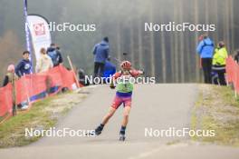 20.10.2024, Arcon, France (FRA): Augustin Remonnay (FRA) - Biathlon Samse Summer Tour, pursuit, Arcon (FRA). www.nordicfocus.com. © Manzoni/NordicFocus. Every downloaded picture is fee-liable.