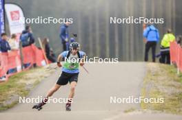 20.10.2024, Arcon, France (FRA): Tobit Keller (SUI) - Biathlon Samse Summer Tour, pursuit, Arcon (FRA). www.nordicfocus.com. © Manzoni/NordicFocus. Every downloaded picture is fee-liable.