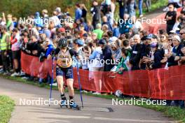 20.10.2024, Arcon, France (FRA): Sophie Chauveau (FRA) - Biathlon Samse Summer Tour, pursuit, Arcon (FRA). www.nordicfocus.com. © Manzoni/NordicFocus. Every downloaded picture is fee-liable.