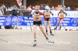 20.10.2024, Arcon, France (FRA): Leni Honekamp (GER) - Biathlon Samse Summer Tour, pursuit, Arcon (FRA). www.nordicfocus.com. © Manzoni/NordicFocus. Every downloaded picture is fee-liable.