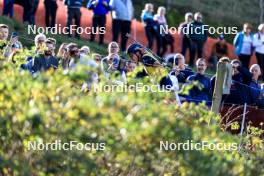 20.10.2024, Arcon, France (FRA): Quentin Fillon Maillet (FRA) - Biathlon Samse Summer Tour, pursuit, Arcon (FRA). www.nordicfocus.com. © Manzoni/NordicFocus. Every downloaded picture is fee-liable.