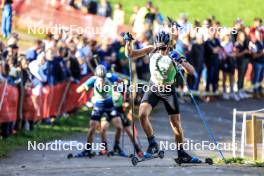 20.10.2024, Arcon, France (FRA): Gaetan Paturel (FRA) - Biathlon Samse Summer Tour, pursuit, Arcon (FRA). www.nordicfocus.com. © Manzoni/NordicFocus. Every downloaded picture is fee-liable.