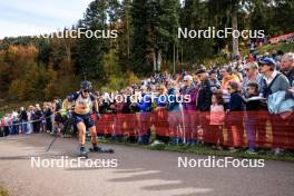 20.10.2024, Arcon, France (FRA): Gilonne Guigonnat (FRA) - Biathlon Samse Summer Tour, pursuit, Arcon (FRA). www.nordicfocus.com. © Manzoni/NordicFocus. Every downloaded picture is fee-liable.