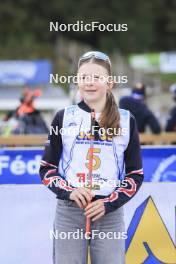 20.10.2024, Arcon, France (FRA): Zabou Mellouet Achard (FRA) - Biathlon Samse Summer Tour, pursuit, Arcon (FRA). www.nordicfocus.com. © Manzoni/NordicFocus. Every downloaded picture is fee-liable.