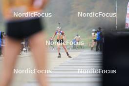 20.10.2024, Arcon, France (FRA): Zabou Mellouet Achard (FRA) - Biathlon Samse Summer Tour, pursuit, Arcon (FRA). www.nordicfocus.com. © Manzoni/NordicFocus. Every downloaded picture is fee-liable.