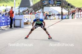 20.10.2024, Arcon, France (FRA): Emilien Jacquelin (FRA) - Biathlon Samse Summer Tour, pursuit, Arcon (FRA). www.nordicfocus.com. © Manzoni/NordicFocus. Every downloaded picture is fee-liable.