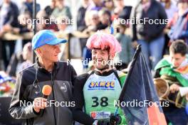 20.10.2024, Arcon, France (FRA): Sebastien Mahon (FRA) - Biathlon Samse Summer Tour, pursuit, Arcon (FRA). www.nordicfocus.com. © Manzoni/NordicFocus. Every downloaded picture is fee-liable.