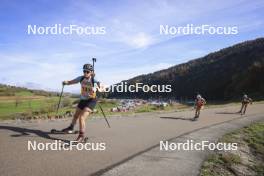 20.10.2024, Arcon, France (FRA): Tifenn Vion (FRA) - Biathlon Samse Summer Tour, pursuit, Arcon (FRA). www.nordicfocus.com. © Manzoni/NordicFocus. Every downloaded picture is fee-liable.