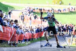 20.10.2024, Arcon, France (FRA): Axel Garnier (FRA) - Biathlon Samse Summer Tour, pursuit, Arcon (FRA). www.nordicfocus.com. © Manzoni/NordicFocus. Every downloaded picture is fee-liable.