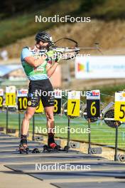 20.10.2024, Arcon, France (FRA): Emilien Claude (FRA) - Biathlon Samse Summer Tour, pursuit, Arcon (FRA). www.nordicfocus.com. © Manzoni/NordicFocus. Every downloaded picture is fee-liable.