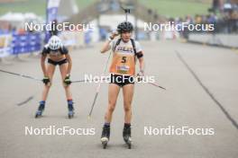 20.10.2024, Arcon, France (FRA): Gianina Piller (SUI) - Biathlon Samse Summer Tour, pursuit, Arcon (FRA). www.nordicfocus.com. © Manzoni/NordicFocus. Every downloaded picture is fee-liable.