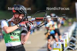 20.10.2024, Arcon, France (FRA): Lukas Tannheimer (GER) - Biathlon Samse Summer Tour, pursuit, Arcon (FRA). www.nordicfocus.com. © Manzoni/NordicFocus. Every downloaded picture is fee-liable.