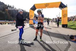 20.10.2024, Arcon, France (FRA): Justine Braisaz-Bouchet (FRA) - Biathlon Samse Summer Tour, pursuit, Arcon (FRA). www.nordicfocus.com. © Manzoni/NordicFocus. Every downloaded picture is fee-liable.