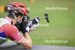 20.10.2024, Arcon, France (FRA): Augustin Remonnay (FRA) - Biathlon Samse Summer Tour, pursuit, Arcon (FRA). www.nordicfocus.com. © Manzoni/NordicFocus. Every downloaded picture is fee-liable.