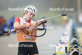 20.10.2024, Arcon, France (FRA): Zabou Mellouet Achard (FRA) - Biathlon Samse Summer Tour, pursuit, Arcon (FRA). www.nordicfocus.com. © Manzoni/NordicFocus. Every downloaded picture is fee-liable.