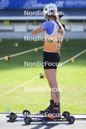 20.10.2024, Arcon, France (FRA): Lola Bugeaud (FRA) - Biathlon Samse Summer Tour, pursuit, Arcon (FRA). www.nordicfocus.com. © Manzoni/NordicFocus. Every downloaded picture is fee-liable.