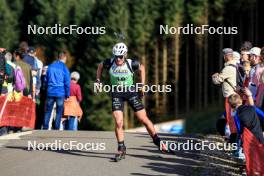 20.10.2024, Arcon, France (FRA): Edgar Geny (FRA) - Biathlon Samse Summer Tour, pursuit, Arcon (FRA). www.nordicfocus.com. © Manzoni/NordicFocus. Every downloaded picture is fee-liable.