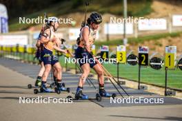 20.10.2024, Arcon, France (FRA): Julia Simon (FRA) - Biathlon Samse Summer Tour, pursuit, Arcon (FRA). www.nordicfocus.com. © Manzoni/NordicFocus. Every downloaded picture is fee-liable.