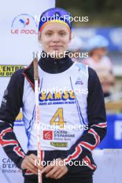 20.10.2024, Arcon, France (FRA): Jeanne Dautheville (FRA) - Biathlon Samse Summer Tour, pursuit, Arcon (FRA). www.nordicfocus.com. © Manzoni/NordicFocus. Every downloaded picture is fee-liable.