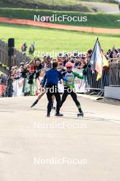 20.10.2024, Arcon, France (FRA): Sebastien Mahon (FRA) - Biathlon Samse Summer Tour, pursuit, Arcon (FRA). www.nordicfocus.com. © Manzoni/NordicFocus. Every downloaded picture is fee-liable.