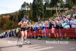 20.10.2024, Arcon, France (FRA): Amandine Mengin (FRA) - Biathlon Samse Summer Tour, pursuit, Arcon (FRA). www.nordicfocus.com. © Manzoni/NordicFocus. Every downloaded picture is fee-liable.