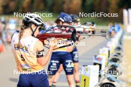 20.10.2024, Arcon, France (FRA): Jeanne Richard (FRA) - Biathlon Samse Summer Tour, pursuit, Arcon (FRA). www.nordicfocus.com. © Manzoni/NordicFocus. Every downloaded picture is fee-liable.