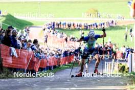 20.10.2024, Arcon, France (FRA): Emilien Jacquelin (FRA) - Biathlon Samse Summer Tour, pursuit, Arcon (FRA). www.nordicfocus.com. © Manzoni/NordicFocus. Every downloaded picture is fee-liable.