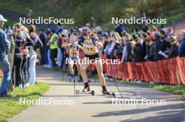 20.10.2024, Arcon, France (FRA): Juliane Jacob (FRA) - Biathlon Samse Summer Tour, pursuit, Arcon (FRA). www.nordicfocus.com. © Manzoni/NordicFocus. Every downloaded picture is fee-liable.