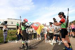 20.10.2024, Arcon, France (FRA): Sebastien Mahon (FRA) - Biathlon Samse Summer Tour, pursuit, Arcon (FRA). www.nordicfocus.com. © Manzoni/NordicFocus. Every downloaded picture is fee-liable.