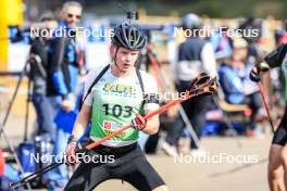 20.10.2024, Arcon, France (FRA): Lukas Tannheimer (GER) - Biathlon Samse Summer Tour, pursuit, Arcon (FRA). www.nordicfocus.com. © Manzoni/NordicFocus. Every downloaded picture is fee-liable.