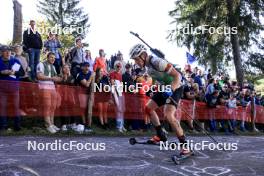 20.10.2024, Arcon, France (FRA): Fabien Claude (FRA) - Biathlon Samse Summer Tour, pursuit, Arcon (FRA). www.nordicfocus.com. © Manzoni/NordicFocus. Every downloaded picture is fee-liable.