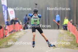 20.10.2024, Arcon, France (FRA): Robinson Goleret (FRA) - Biathlon Samse Summer Tour, pursuit, Arcon (FRA). www.nordicfocus.com. © Manzoni/NordicFocus. Every downloaded picture is fee-liable.