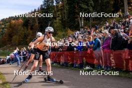 20.10.2024, Arcon, France (FRA): Lisa Siberchicot (FRA) - Biathlon Samse Summer Tour, pursuit, Arcon (FRA). www.nordicfocus.com. © Manzoni/NordicFocus. Every downloaded picture is fee-liable.