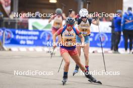 20.10.2024, Arcon, France (FRA): Romane Chardon (FRA) - Biathlon Samse Summer Tour, pursuit, Arcon (FRA). www.nordicfocus.com. © Manzoni/NordicFocus. Every downloaded picture is fee-liable.