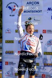 20.10.2024, Arcon, France (FRA): Lou Jeanmonnot (FRA) - Biathlon Samse Summer Tour, pursuit, Arcon (FRA). www.nordicfocus.com. © Manzoni/NordicFocus. Every downloaded picture is fee-liable.