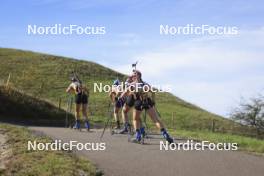 20.10.2024, Arcon, France (FRA): Undefined athlete competes - Biathlon Samse Summer Tour, pursuit, Arcon (FRA). www.nordicfocus.com. © Manzoni/NordicFocus. Every downloaded picture is fee-liable.