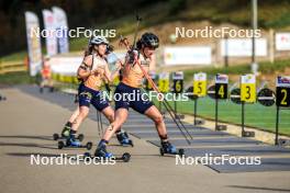 20.10.2024, Arcon, France (FRA): Julia Simon (FRA) - Biathlon Samse Summer Tour, pursuit, Arcon (FRA). www.nordicfocus.com. © Manzoni/NordicFocus. Every downloaded picture is fee-liable.