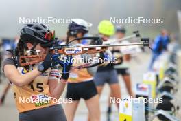 20.10.2024, Arcon, France (FRA): Eva Marcoux (FRA) - Biathlon Samse Summer Tour, pursuit, Arcon (FRA). www.nordicfocus.com. © Manzoni/NordicFocus. Every downloaded picture is fee-liable.