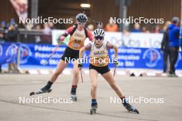 20.10.2024, Arcon, France (FRA): Clara Giacometti (FRA) - Biathlon Samse Summer Tour, pursuit, Arcon (FRA). www.nordicfocus.com. © Manzoni/NordicFocus. Every downloaded picture is fee-liable.