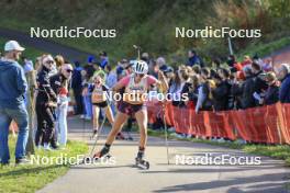 20.10.2024, Arcon, France (FRA): Matilda Dodos (FRA) - Biathlon Samse Summer Tour, pursuit, Arcon (FRA). www.nordicfocus.com. © Manzoni/NordicFocus. Every downloaded picture is fee-liable.