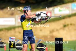 20.10.2024, Arcon, France (FRA): Quentin Fillon Maillet (FRA) - Biathlon Samse Summer Tour, pursuit, Arcon (FRA). www.nordicfocus.com. © Manzoni/NordicFocus. Every downloaded picture is fee-liable.