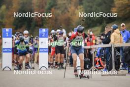 20.10.2024, Arcon, France (FRA): Gaspard Dordor (FRA) - Biathlon Samse Summer Tour, pursuit, Arcon (FRA). www.nordicfocus.com. © Manzoni/NordicFocus. Every downloaded picture is fee-liable.