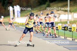 20.10.2024, Arcon, France (FRA): Oceane Michelon (FRA) - Biathlon Samse Summer Tour, pursuit, Arcon (FRA). www.nordicfocus.com. © Manzoni/NordicFocus. Every downloaded picture is fee-liable.