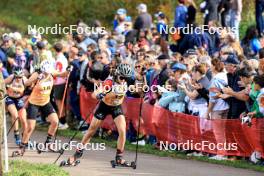 20.10.2024, Arcon, France (FRA): Camille Coupe (FRA) - Biathlon Samse Summer Tour, pursuit, Arcon (FRA). www.nordicfocus.com. © Manzoni/NordicFocus. Every downloaded picture is fee-liable.