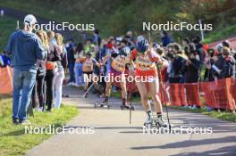 20.10.2024, Arcon, France (FRA): Marie Hericher (FRA) - Biathlon Samse Summer Tour, pursuit, Arcon (FRA). www.nordicfocus.com. © Manzoni/NordicFocus. Every downloaded picture is fee-liable.