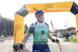 20.10.2024, Arcon, France (FRA): Oscar Lombardot (FRA) - Biathlon Samse Summer Tour, pursuit, Arcon (FRA). www.nordicfocus.com. © Manzoni/NordicFocus. Every downloaded picture is fee-liable.