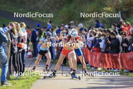 20.10.2024, Arcon, France (FRA): Lena Brun (FRA) - Biathlon Samse Summer Tour, pursuit, Arcon (FRA). www.nordicfocus.com. © Manzoni/NordicFocus. Every downloaded picture is fee-liable.